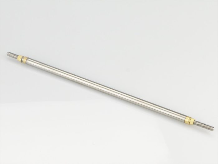 Fine Line Prop Shaft 6in M4 Stainless Shaft 6mm Brass Tube - Image 1
