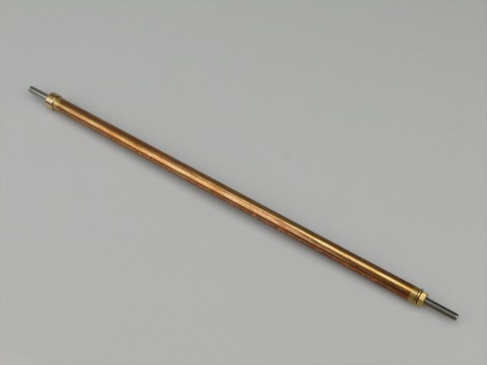 Prop Shaft 9in M4/4mm Stainless Shaft, 8mm dia Brass Tube - Image 1