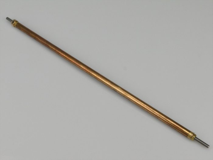 Prop Shaft 11in M4/4mm Stainless Shaft, 8mm dia Brass Tube - Image 1