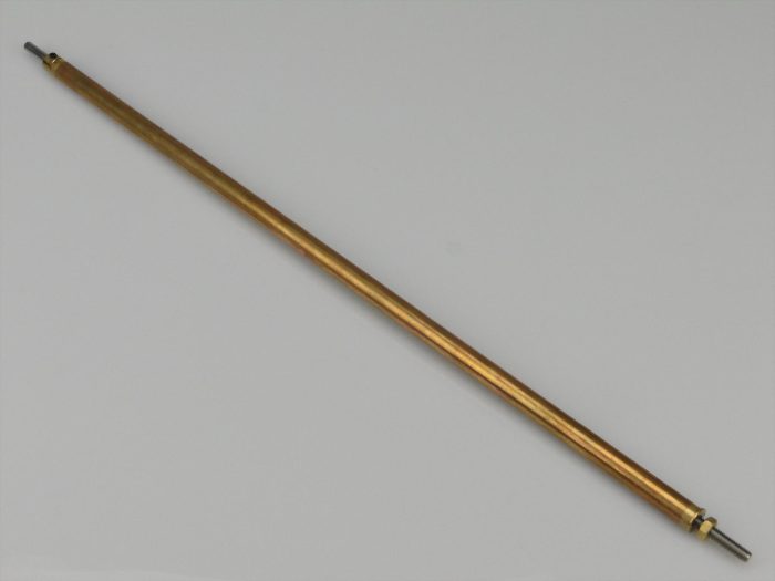 Prop Shaft 12in M4/4mm Stainless Shaft, 8mm dia Brass Tube - Image 1