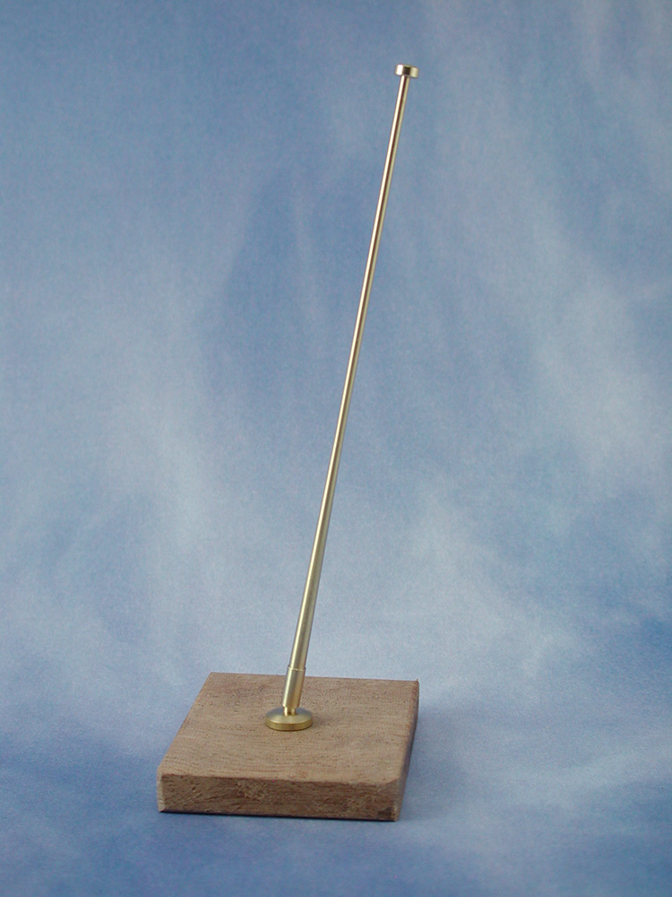 Angled Flagstaff Complete (Brass)(Pk2) Angled Flagstaff Complete (Brass)(Pk2) - Image 1