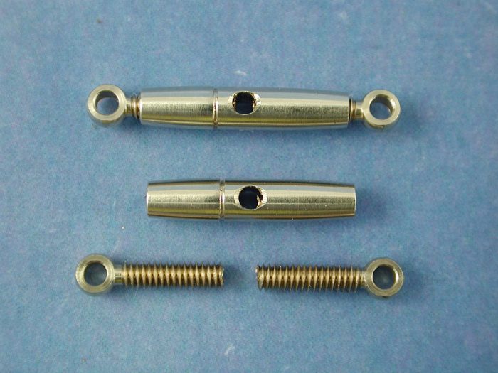 Turnbuckle, 3mm Eye, 14mm Ctr - Image 1