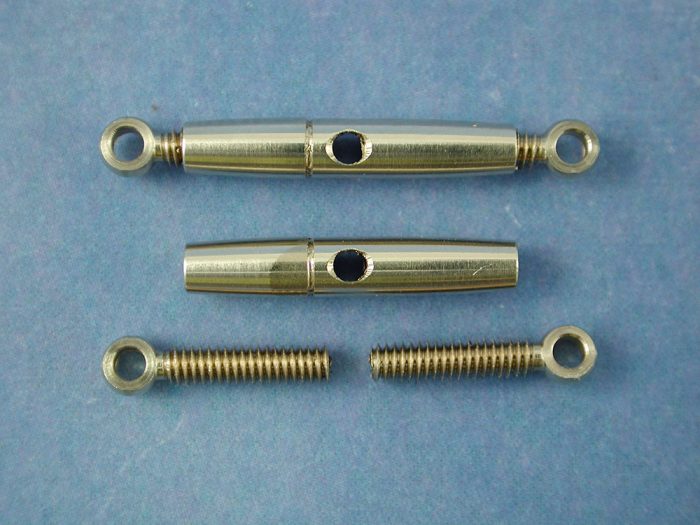 Turnbuckle, 3mm Eye, 16mm Ctr - Image 1