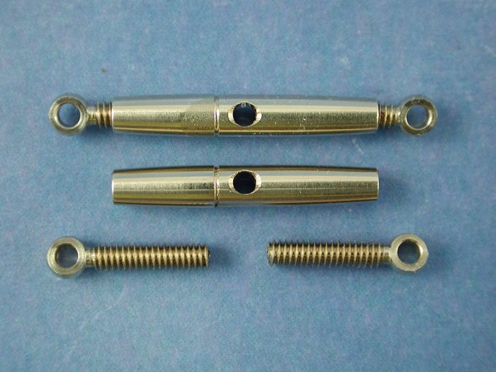 Turnbuckle, 3mm Eye, 18mm Ctr - Image 1