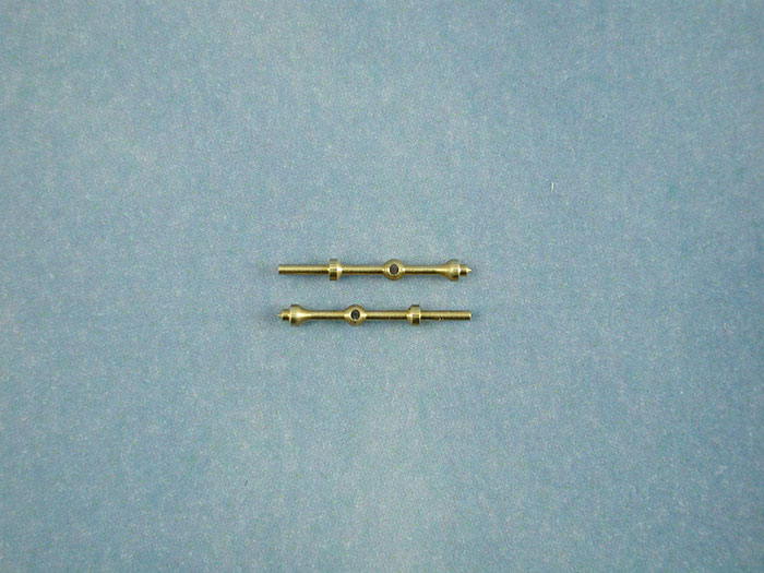 1 Hole Capping Stanchion 1 Hole Capping Stanchion, Brass 10mm (pk10) - Image 1