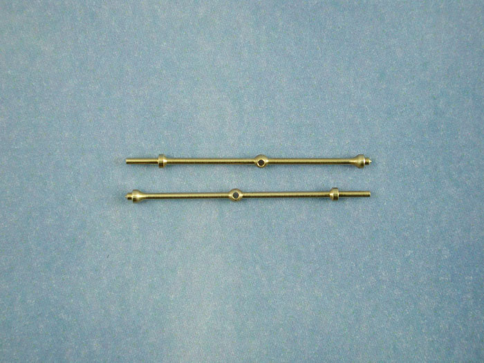 1 Hole Capping Stanchion 1 Hole Capping Stanchion, Brass 25mm (pk10) - Image 1