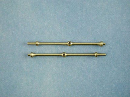 1 Hole Capping Stanchion, Brass 30mm (pk10)