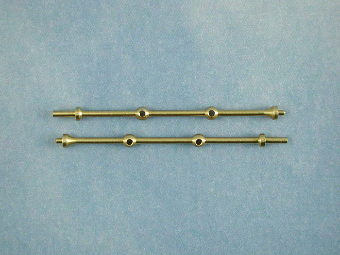 2 Hole Capping Stanchion 2 Hole Capping Stanchion, Brass 35mm (pk10) - Image 1