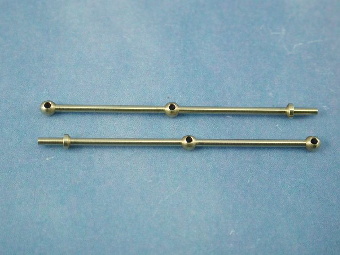2 Hole Stanchion, Brass 40mm (Pk10) - Image 1