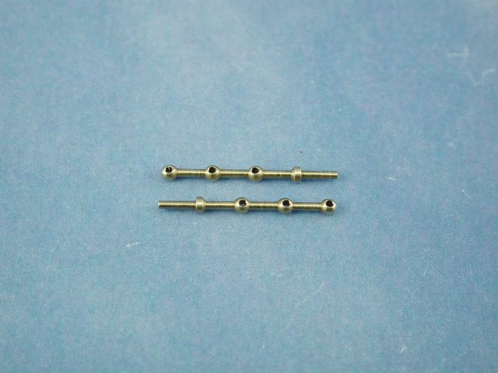 3 Hole Stanchion, Brass 15mm (Pk10) - Image 1