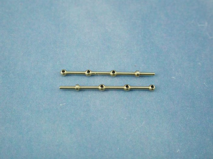 3 Hole Stanchion, Brass 20mm (Pk10) - Image 1