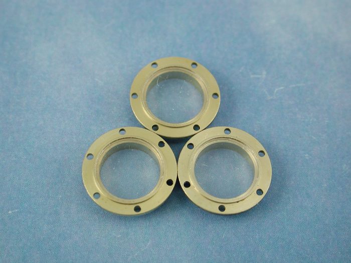Porthole, 14mm, With 6 Hole Flange, Glazed, 10pk - Image 1