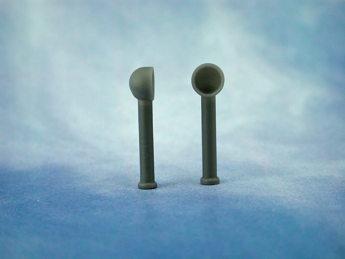 Cowl Ventilators (Resin) √ò7, H28mm, on long stem(Pk2) - Image 1