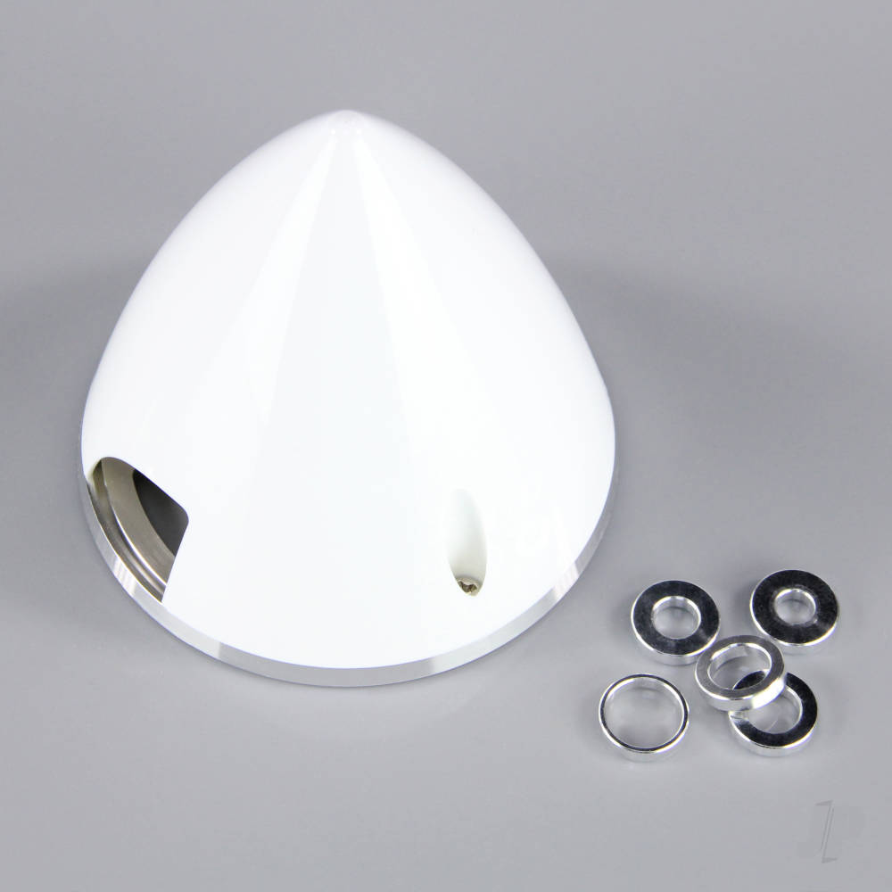 51mm White Spinner (with Aluminium Back Plate) image_JP-JPDAC02010