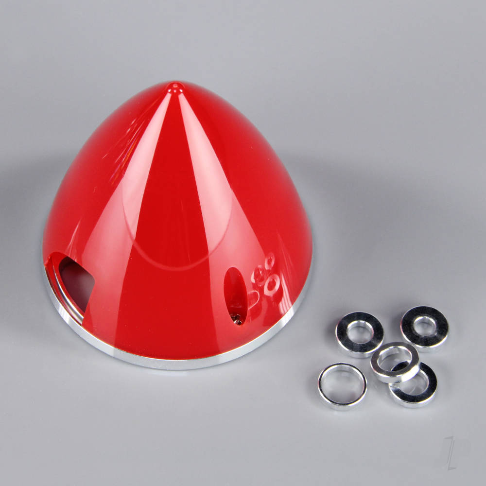 63mm Red Spinner (with Aluminium Back Plate) image_JP-JPDAC02017
