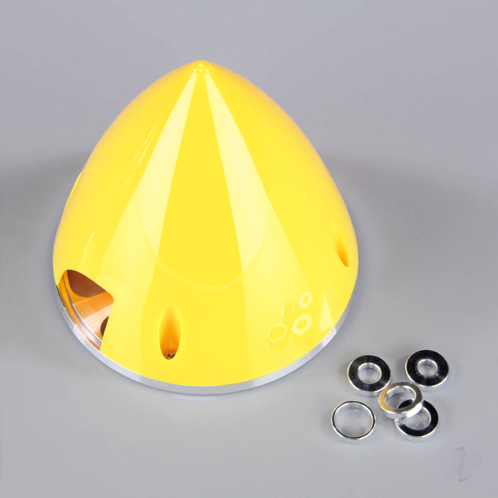 89mm Yellow Spinner (with Aluminium Back Plate) image_JP-JPDAC02035