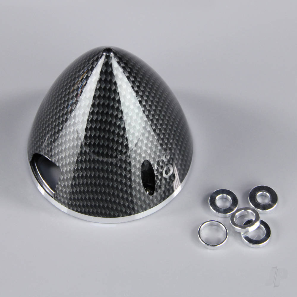38mm Carbon Look Spinner (with Aluminium Back Plate) image_JP-JPDAC02040