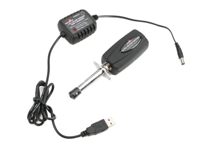 LiPo Glow Driver w/ Batt & USB Charger - Image 1
