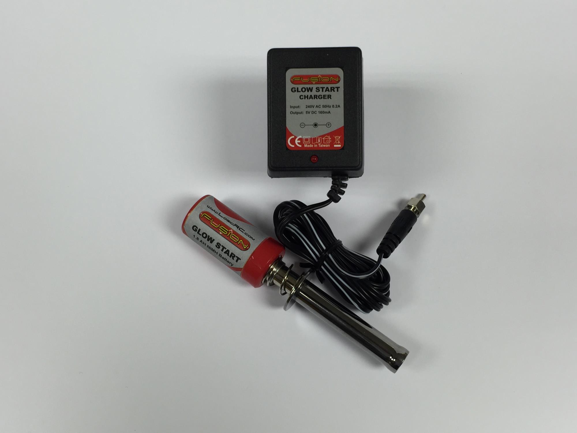 Glowstart (1800mAH 1.2V NiMH) + UK Charger Glowstart (1800mAH 1.2V NiMH) + UK Charger - Image 1