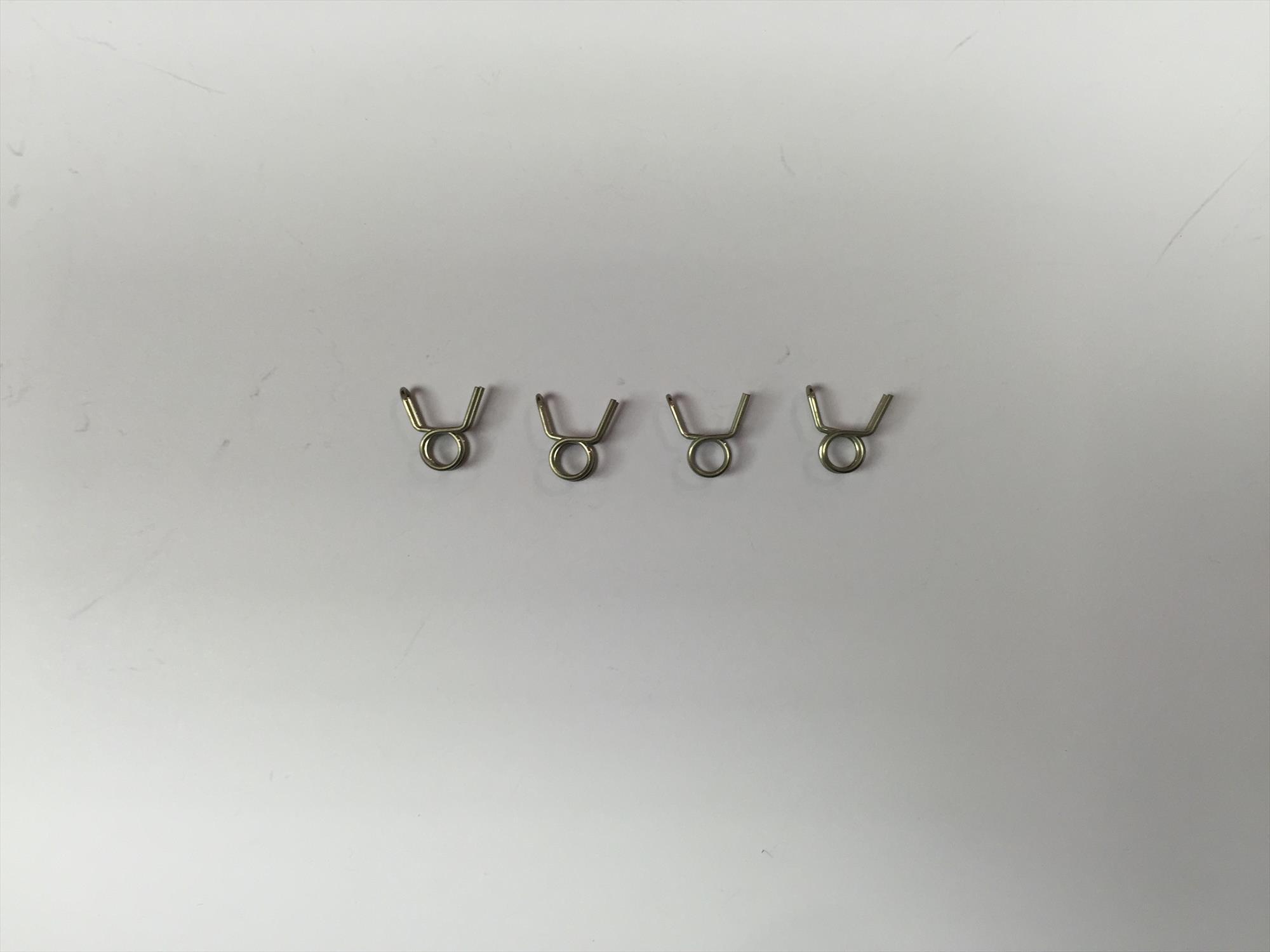 Fuel Tubing Clips 4.5mm diameter (Pk4) Fuel Tubing Clips 4.5mm diameter (Pk4) - Image 1