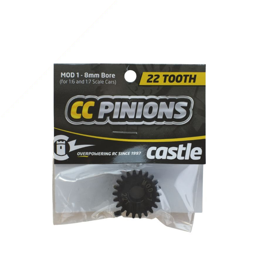 CC PINION 22T-MOD 1 8MM BORE CC PINION 22T-MOD 1 8MM BORE - Image 1
