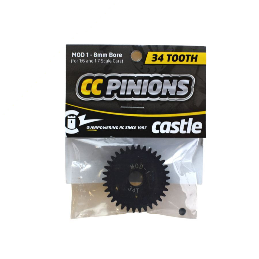 CC PINION 34T-MOD 1 8MM BORE CC PINION 34T-MOD 1 8MM BORE - Image 1