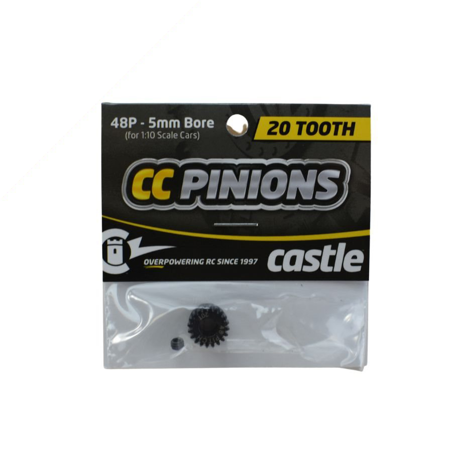 CC PINION 20T-48 PITCH 5MM BORE CC PINION 20T-48 PITCH 5MM BORE - Image 1