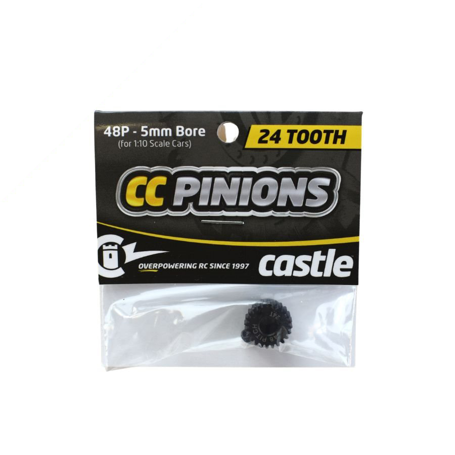 CC PINION 24T-48 PITCH 5MM BORE CC PINION 24T-48 PITCH 5MM BORE - Image 1