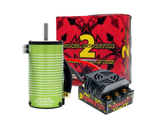 MAMBA MONSTER 2 1:8TH 25V EXTREME CAR ESC WATERPROOF W/2200k MAMBA MONSTER 2 1:8TH 25V EXTREME CAR ESC WATERPROOF W/2200k - Image 1