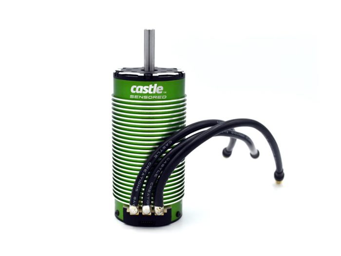 MOTOR, 4-POLE SENSORED BRUSHLESS, 2028-800KV 10AWG, 6.5MM BU - Image 1
