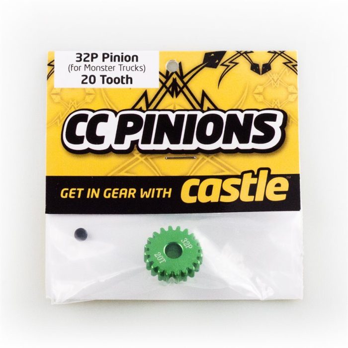 CC PINION (Aluminium) 20t - 32 Pitch 5mm shaft - Image 1