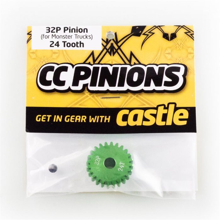 CC PINION (Aluminium) 24t - 32 Pitch 5mm shaft - Image 1