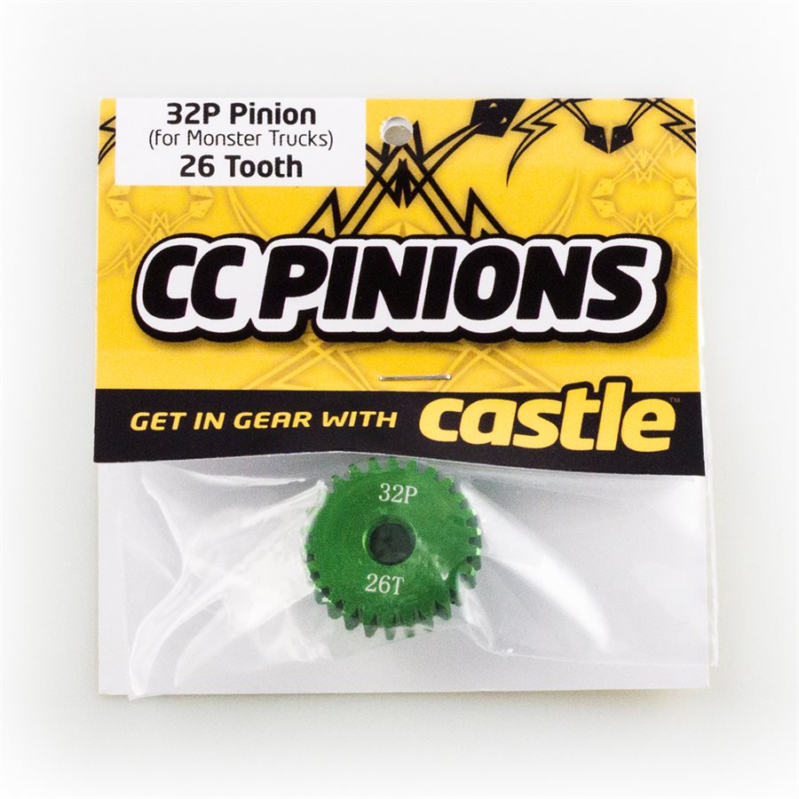 CC PINION (Aluminium) 26t - 32 Pitch 5mm shaft CC PINION (Aluminium) 26t - 32 Pitch 5mm shaft - Image 1