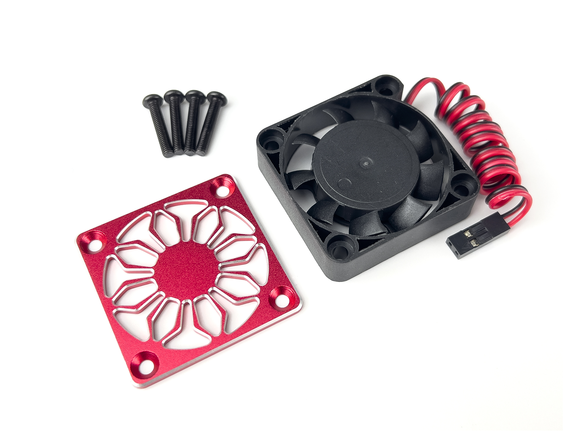 40mm Motor Fan w/cover Red - Gorgon 40mm Motor Fan w/cover Red - Gorgon - Image 1