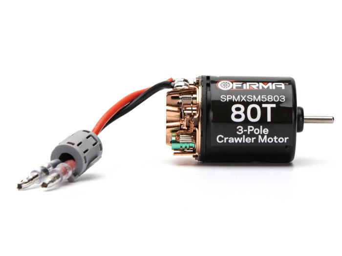 Firma 80T Rebuildable 3-Pole Brushed Crawler Motor - Image 1