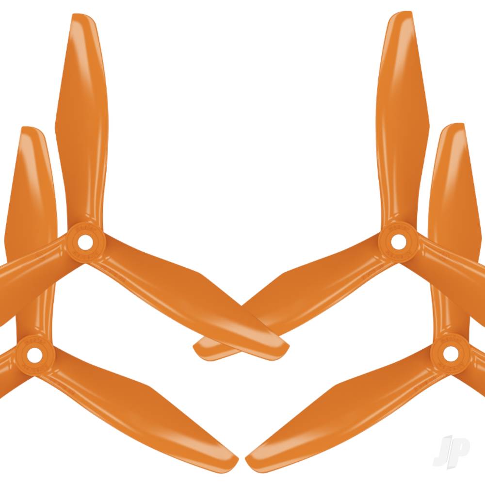 5x4.5 RS 3-Blade FPV Propeller Set x4 Orange image_JP-MAS3R05X45SO4