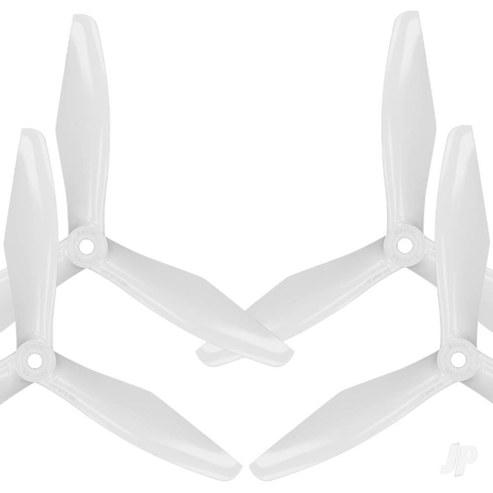 5x4.5 RS 3-Blade FPV Propeller Set x4 White image_JP-MAS3R05X45SW4