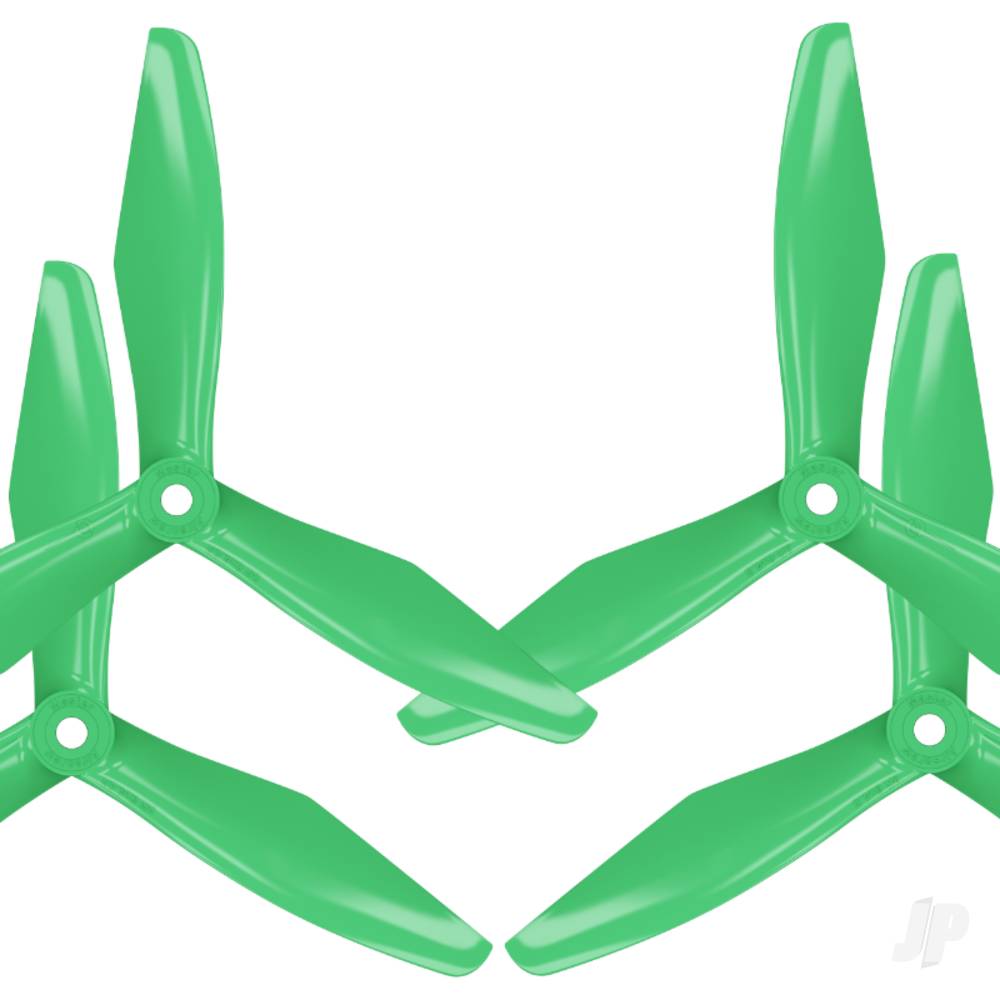 6x4.5 RS 3-Blade FPV Propeller Set x4 Green image_JP-MAS3R06X45SG4