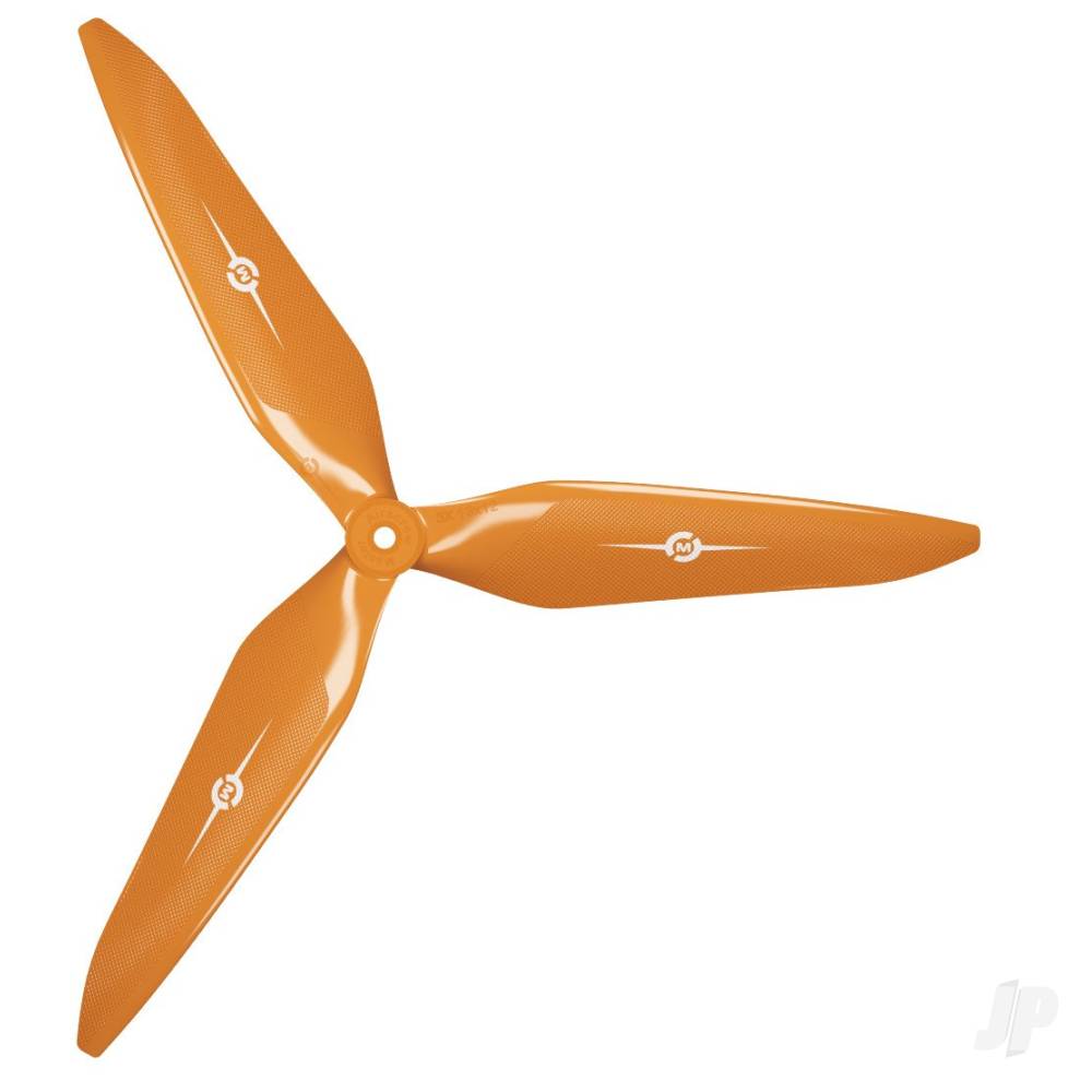 12x11 3X Power X-Class Giant Racing Drone Propeller (CCW) Orange image_JP-MAS3X12X11NO1