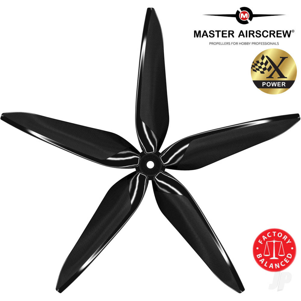 10x9 5X Power X-Class Giant Racing Drone Propeller (CCW) Black image_JP-MAS5X10X09NB1