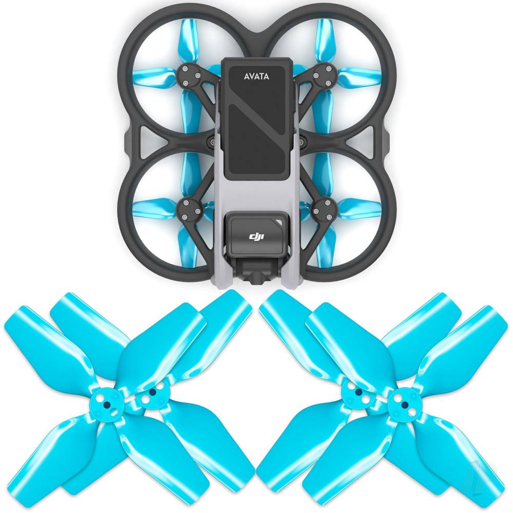 DJI Avata 4-blade Upgrade Propeller Set - x4 Blue image_JP-MASAV42928FL4