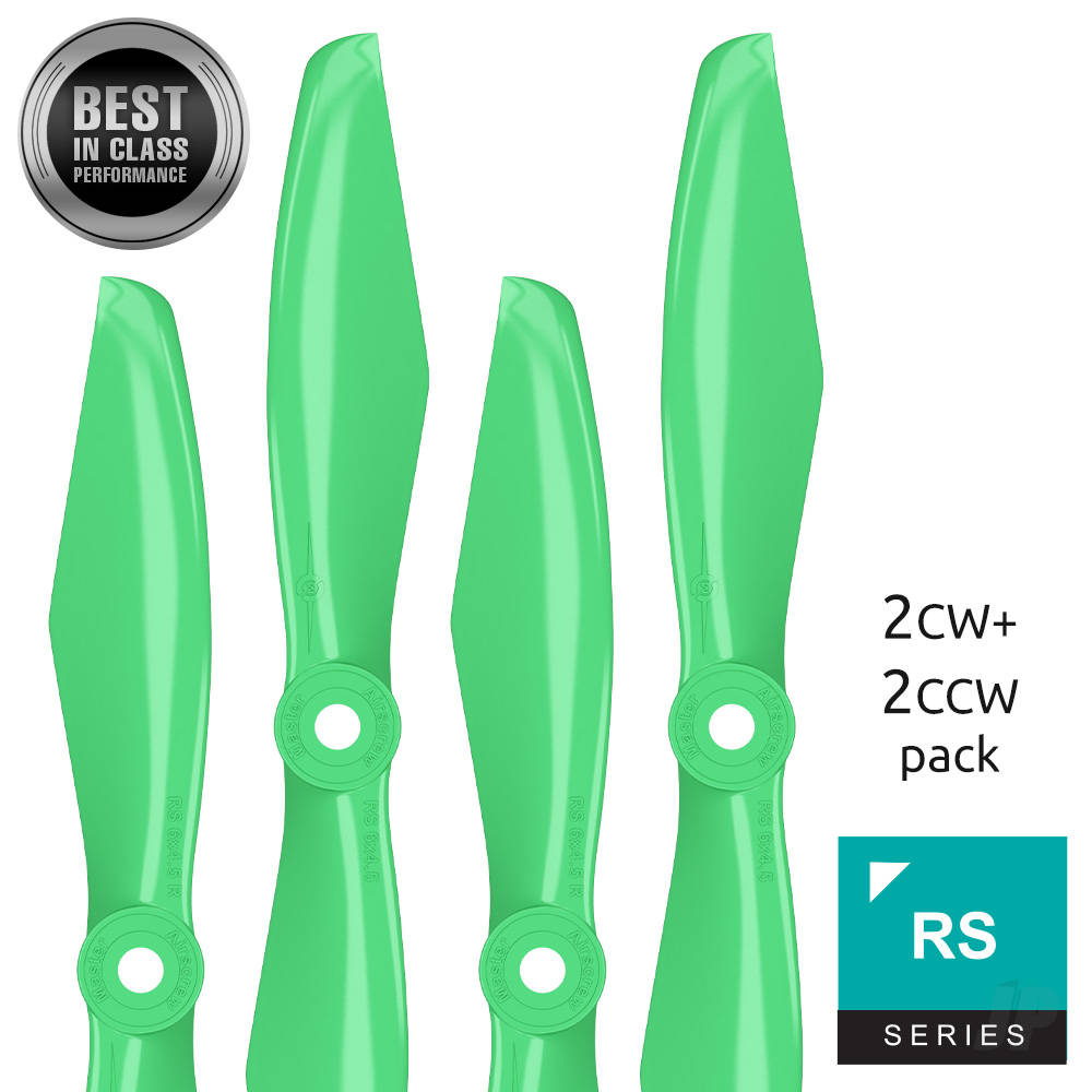 5x4.5 RS-FPV Racing Propeller Set 4x Green image_JP-MASRS05X45SG4
