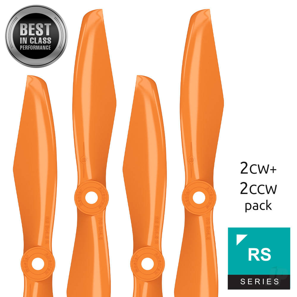 5x4.5 RS-FPV Racing Propeller Set 4x Orange image_JP-MASRS05X45SO4