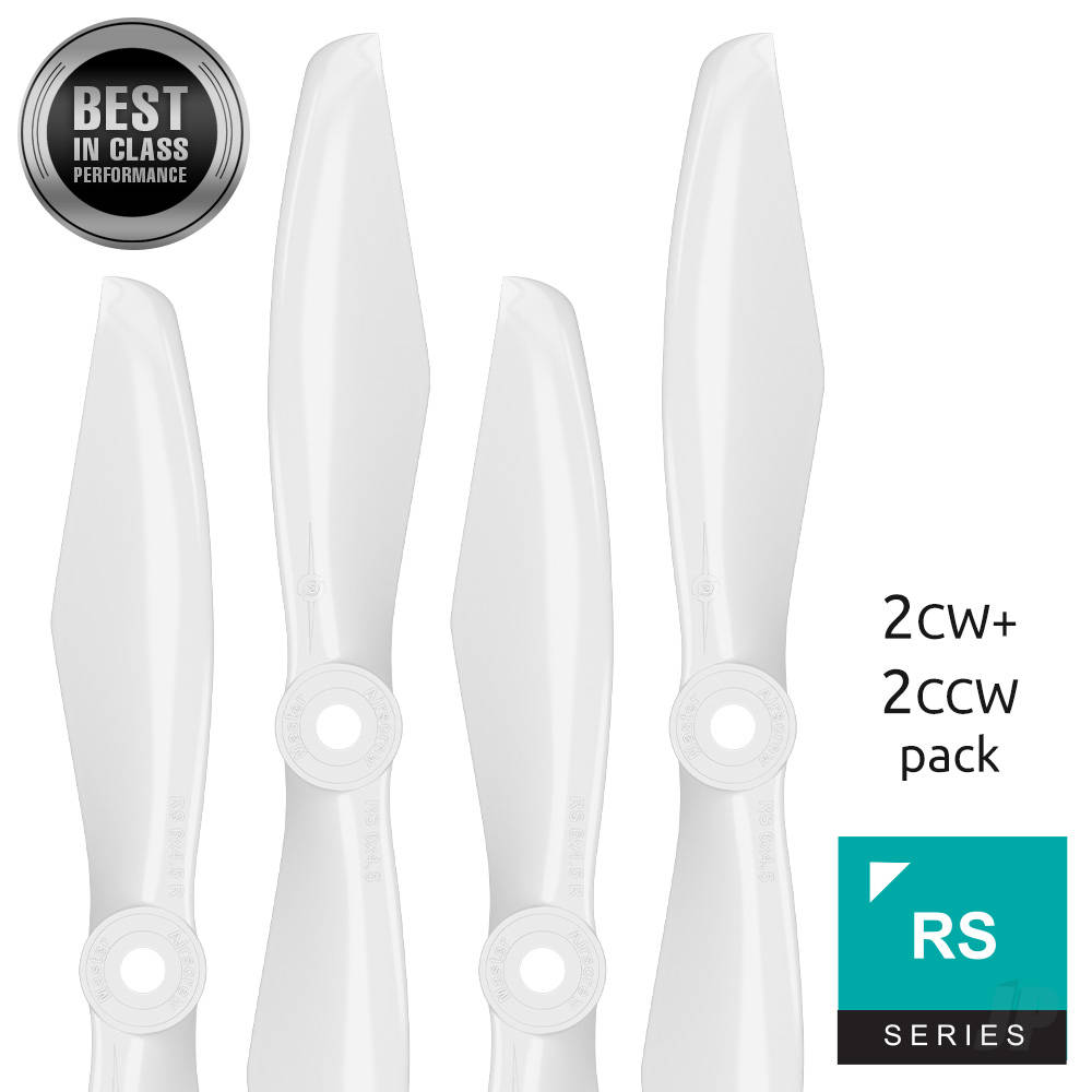 6x4.5 RS-FPV Racing Propeller Set 4x White image_JP-MASRS06X45SW4