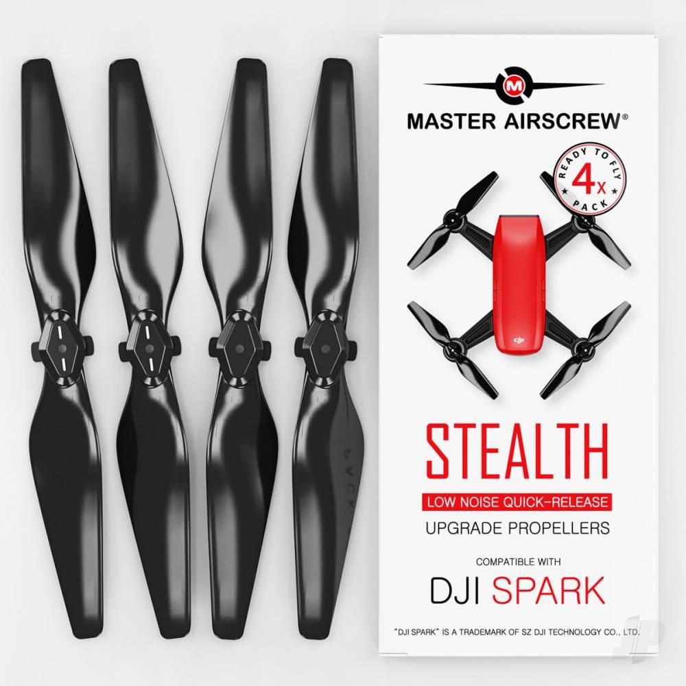 4.7x2.9 DJI Spark STEALTH Upgrade Propeller Set image_JP-MASSP04729SB4