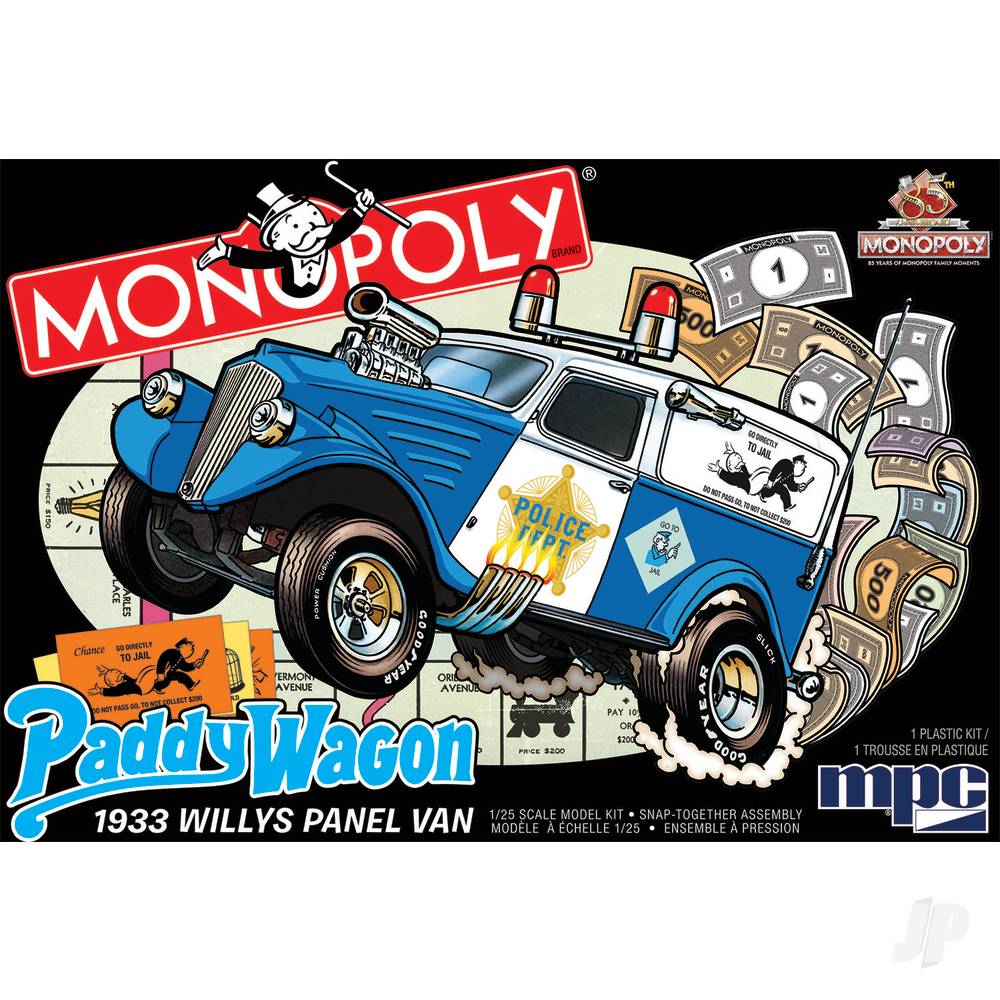 1933 Willys Panel Paddy Wagon (Monopoly) 2T image_JP-MPC924M