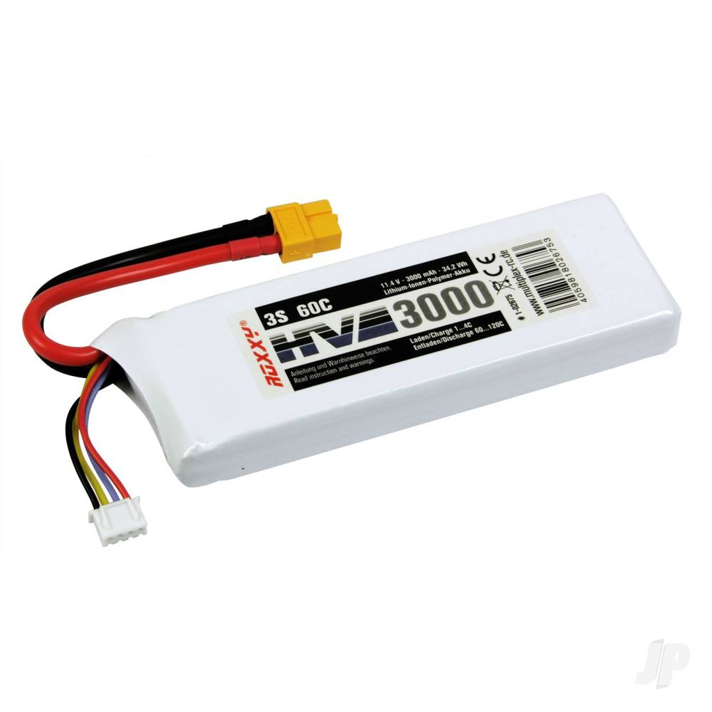 ROXXY HV LiPo 3-3000XT 11.4V 60C 34.2 Wh image_JP-MPX1-02675