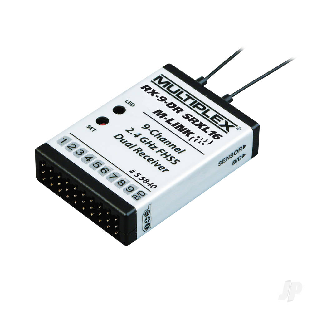 Receiver RX-9-DR M-LINK with SRXL Interface 2.4GHz 55840 image_JP-MPX55840