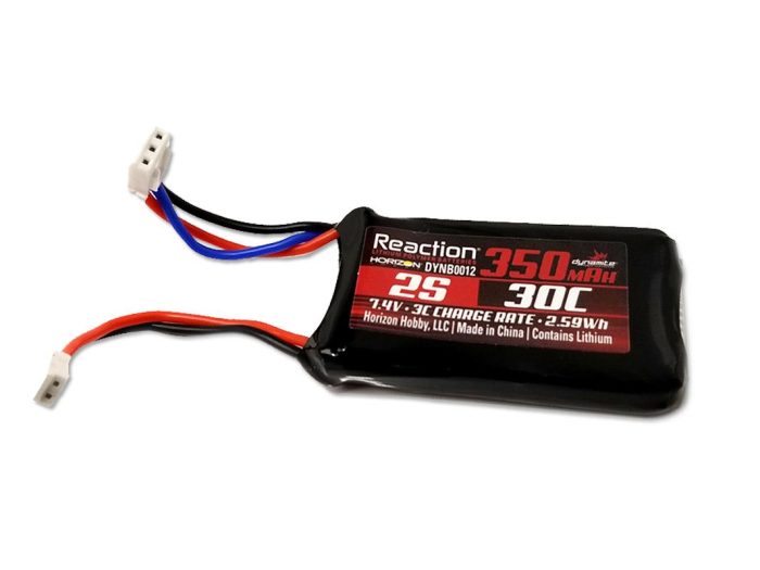 Battery 7.4v 350mAh 2s LiPo (SCX24) - Image 1