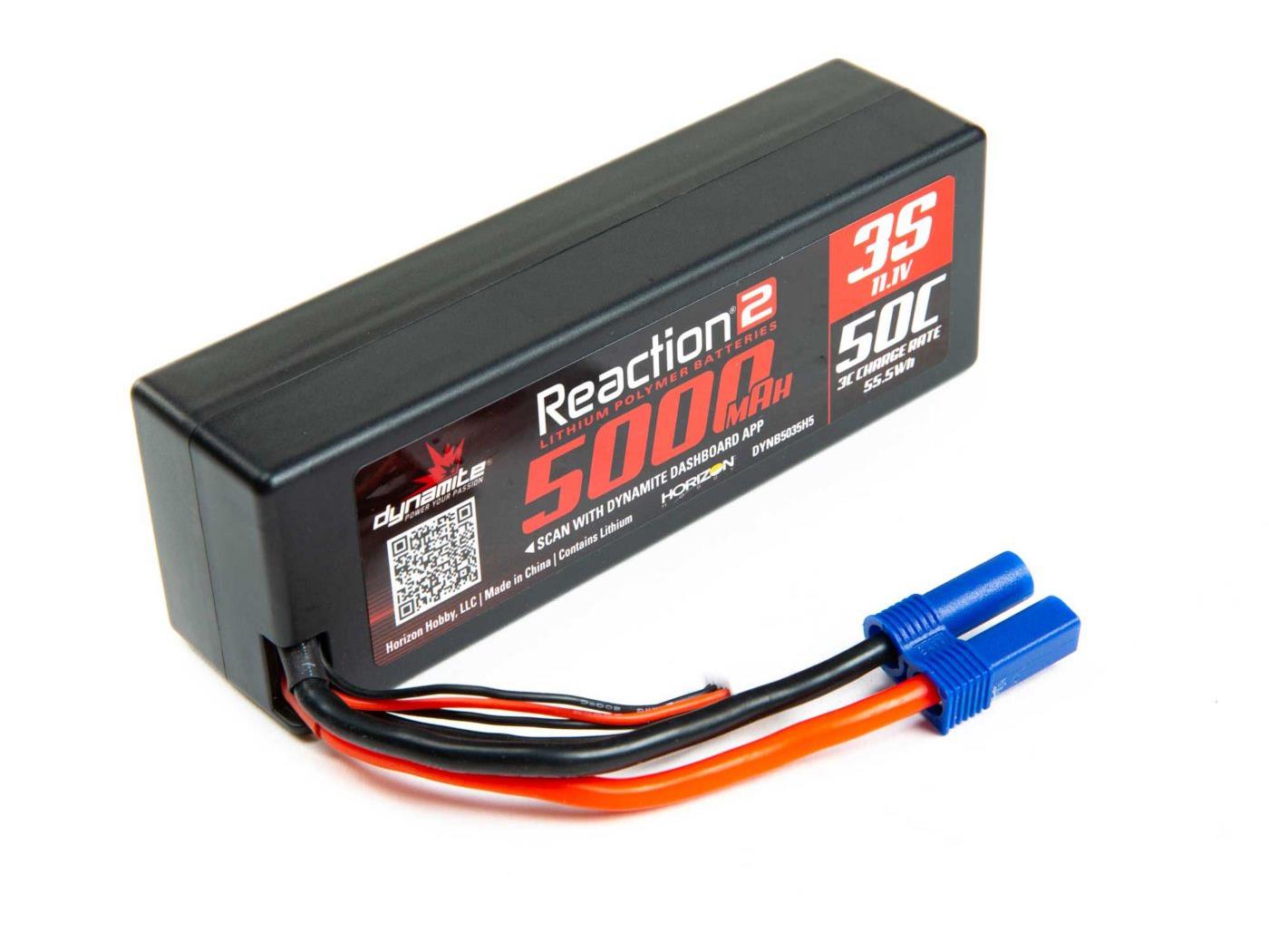 11.1V 5000mAh 3S 50C LiPo 11.1V 5000mAh 3S 50C LiPo,Hardcase: EC5 - Image 1